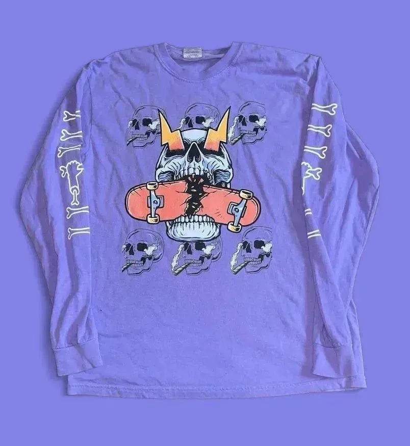 Beesmoove Reborn Garment-dyed heavyweight long-sleeve shirt - Beesmoove