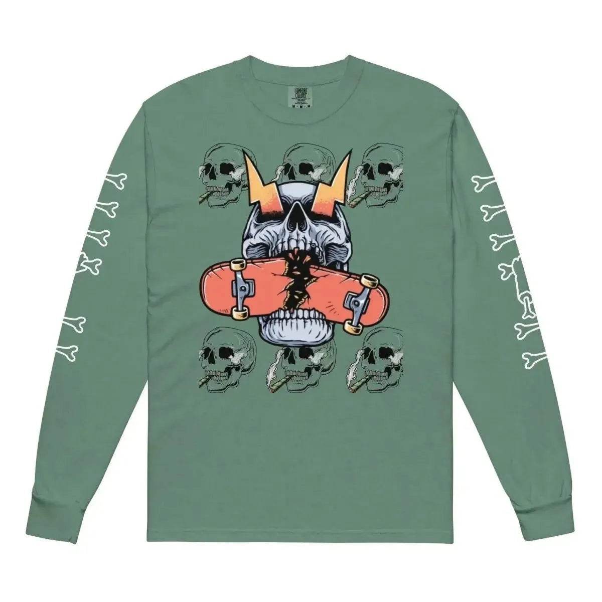 Beesmoove Reborn Garment-dyed heavyweight long-sleeve shirt - Beesmoove