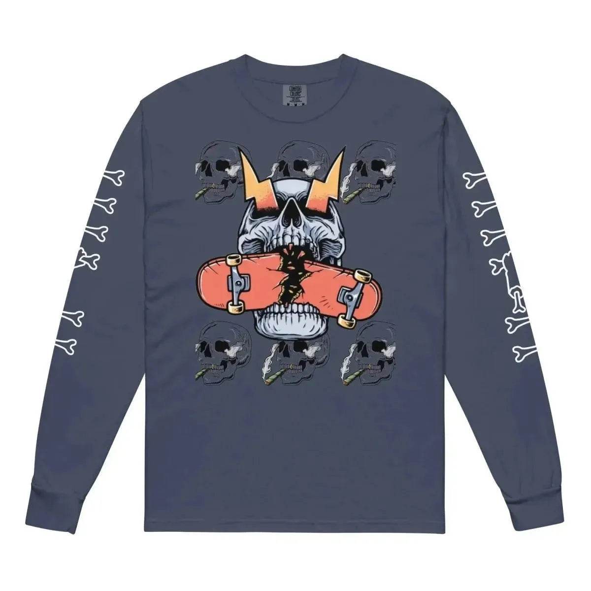 Beesmoove Reborn Garment-dyed heavyweight long-sleeve shirt - Beesmoove