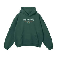 Beesmoove Signal Oversized Solid Color Fleece Hoodie - Beesmoove