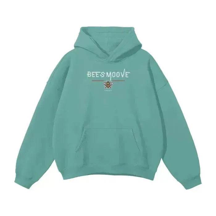Beesmoove Signal Oversized Solid Color Fleece Hoodie - Beesmoove