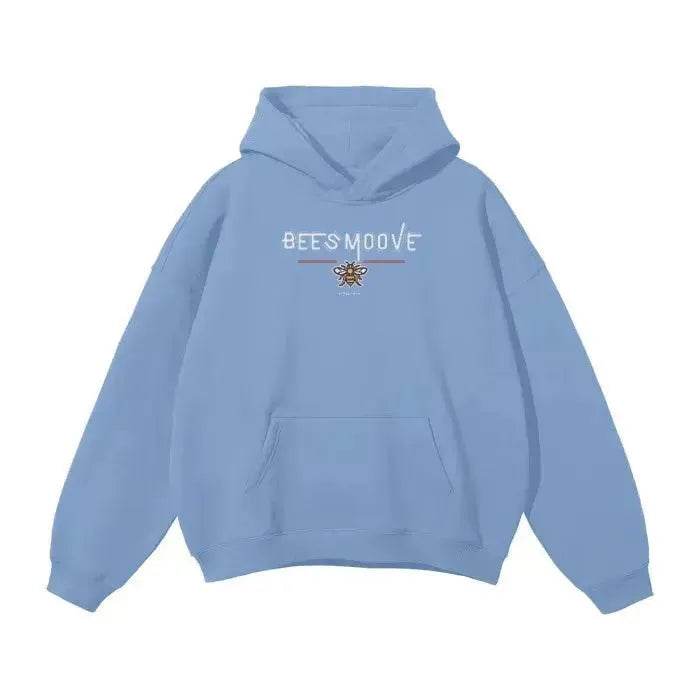 Beesmoove Signal Oversized Solid Color Fleece Hoodie - Beesmoove