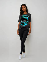 Beesmoove Starborn Future Vintage Wash Frayed T-Shirt - Beesmoove