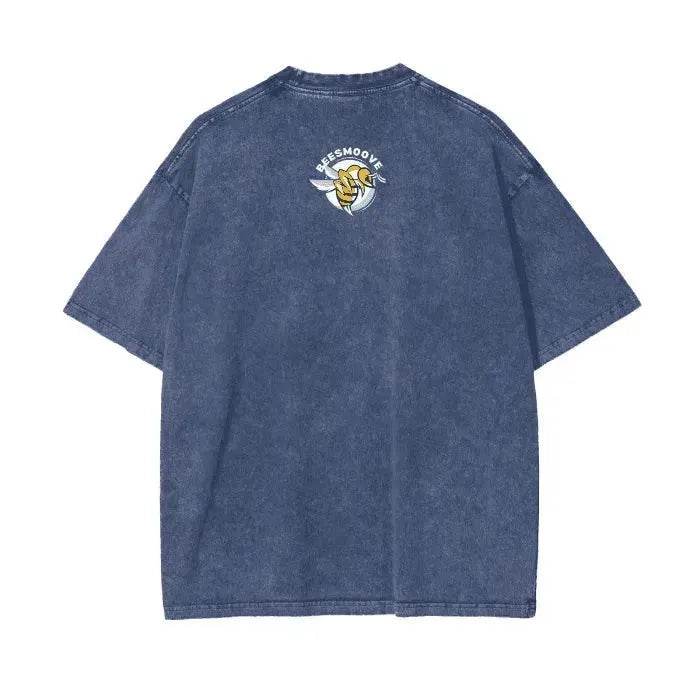 Beesmoove Stay Curious Question Everything Wash Oversize T-Shirt - Beesmoove