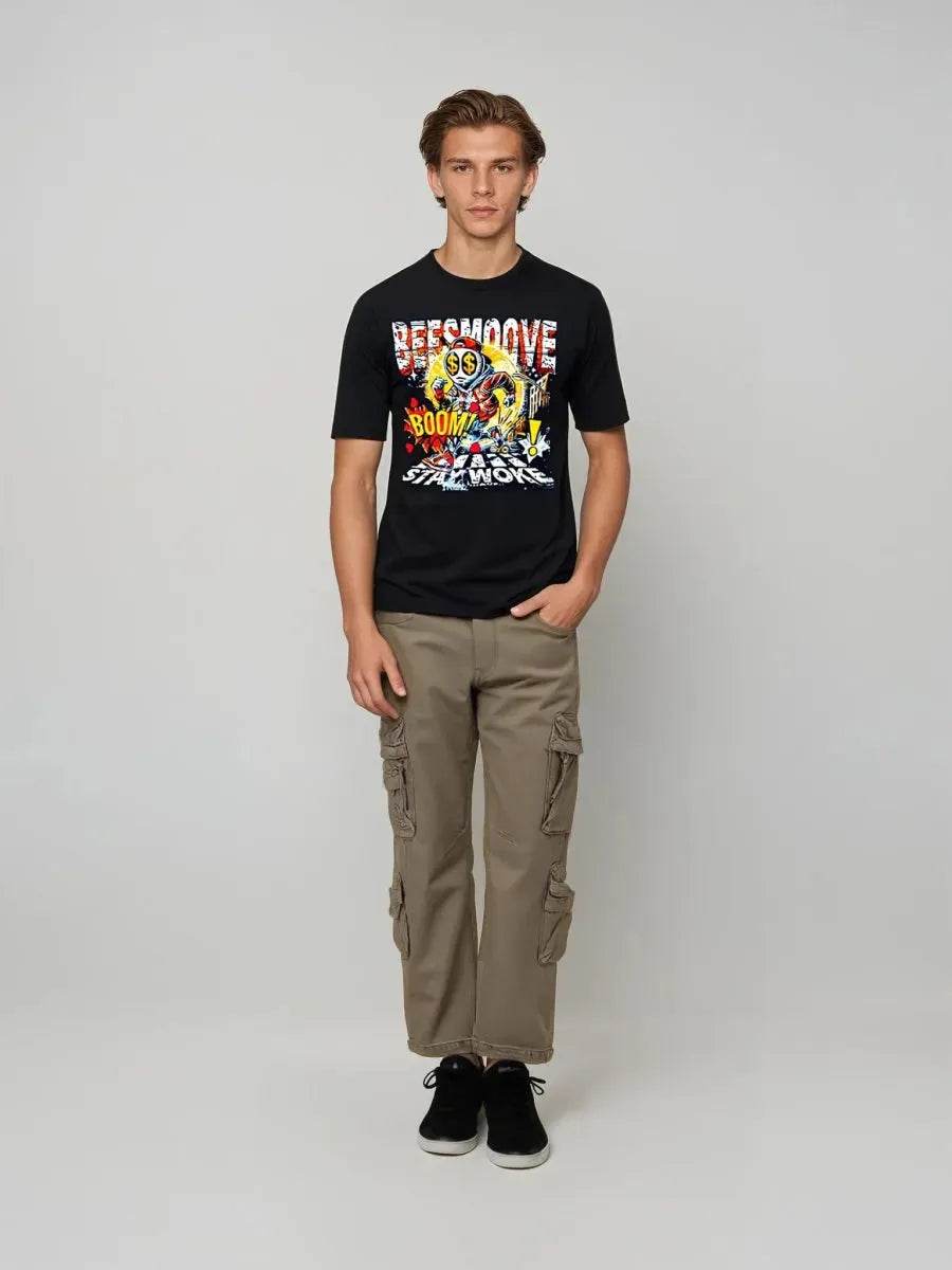 Beesmoove stay woke Oversized Boxy Tee - Beesmoove