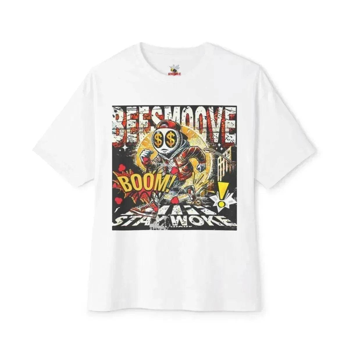 Beesmoove stay woke Oversized Boxy Tee - Beesmoove