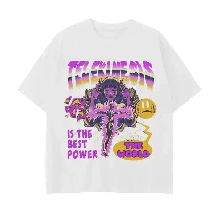 Beesmoove Telekinesis Power Tee Drop Shoulder T-Shirt - Beesmoove