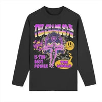 Beesmoove Telekinesis Power Tee Heavyweight Drop Shoulder Long Sleeve - Beesmoove