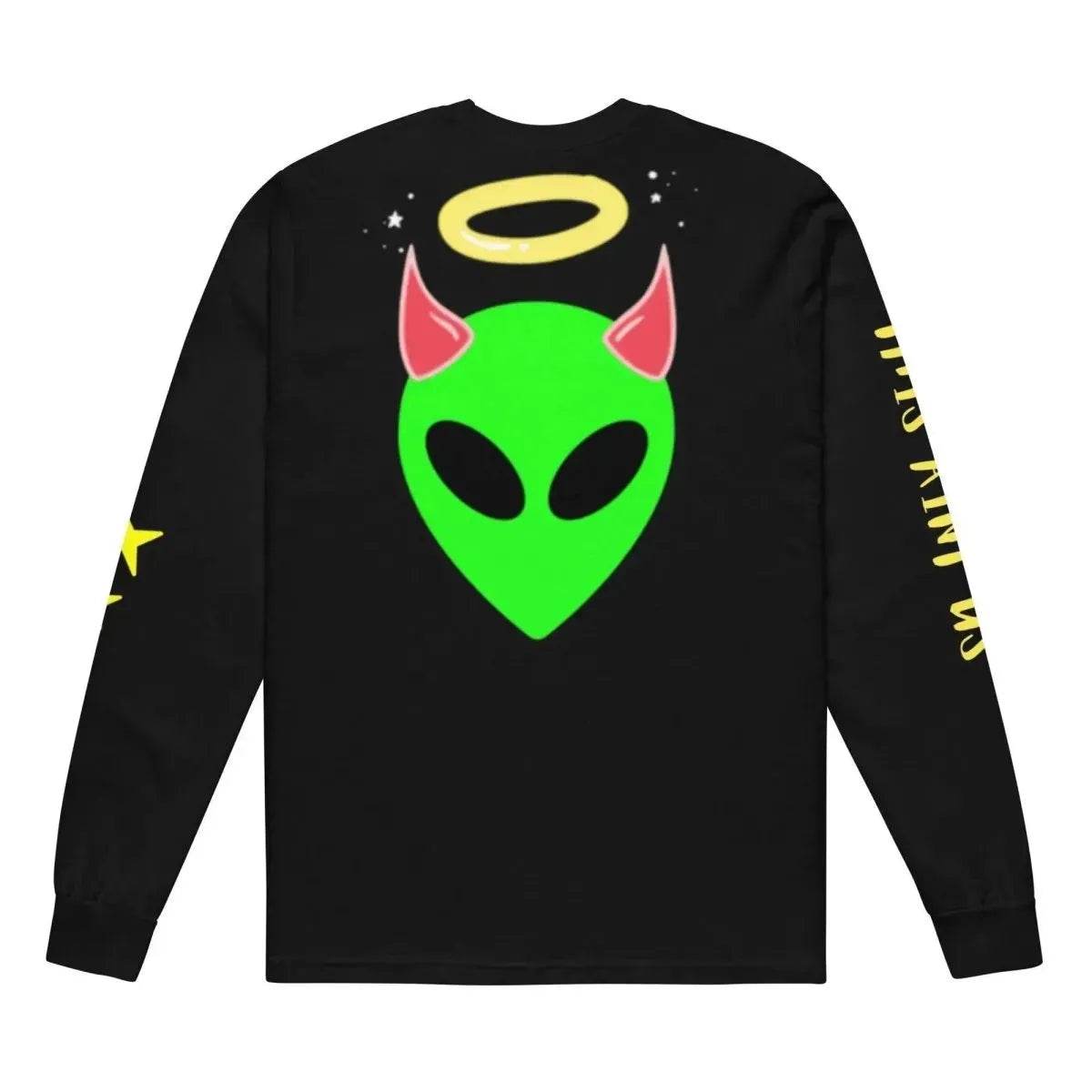 Beesmoove this ain’t us Garment-dyed heavyweight long-sleeve shirt - Beesmoove