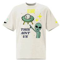 Beesmoove this ain’t us Oversized faded t-shirt - Beesmoove