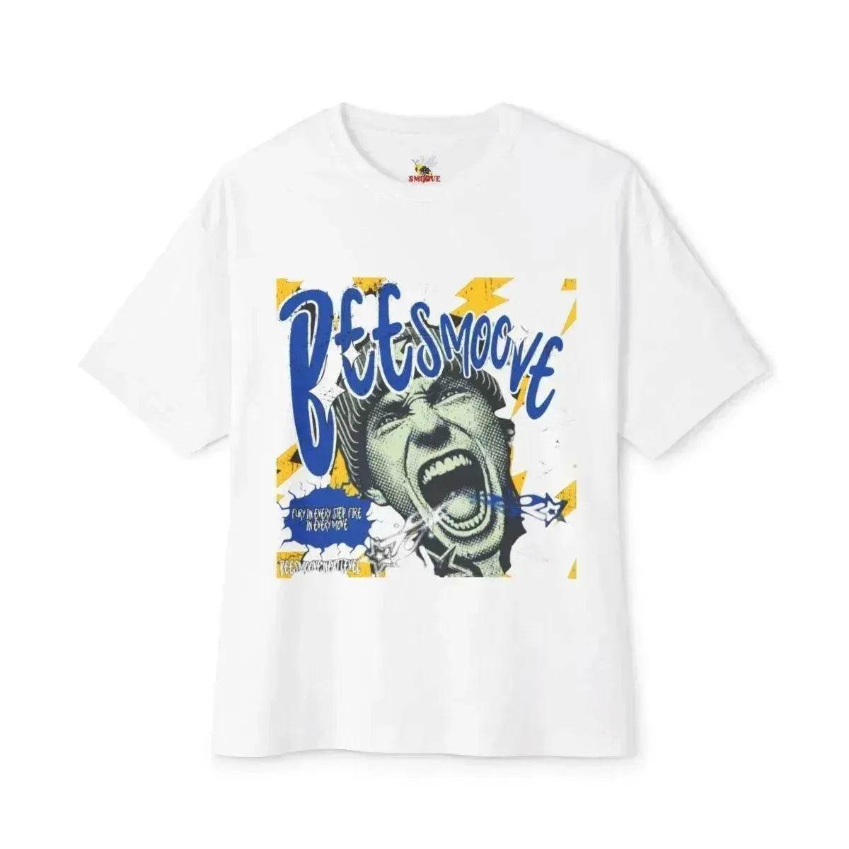 Beesmoove turn up the volume Unisex Oversized Boxy Tee - Beesmoove