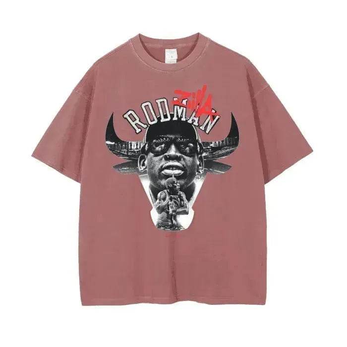 Beesmoove Zilla*Rodman Drop Shoulder T-Shirt - Beesmoove