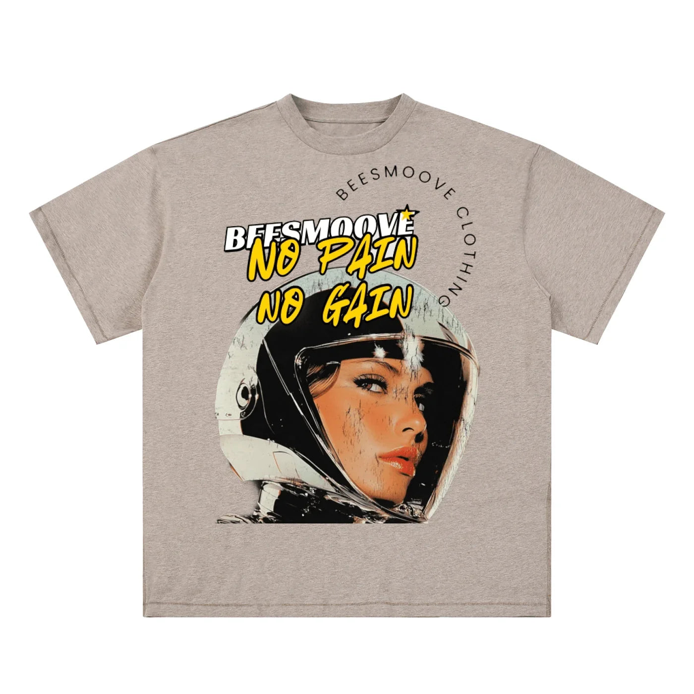 BEESMOOVE Crash Landing Beauty Cotton T-Shirt - Beesmoove