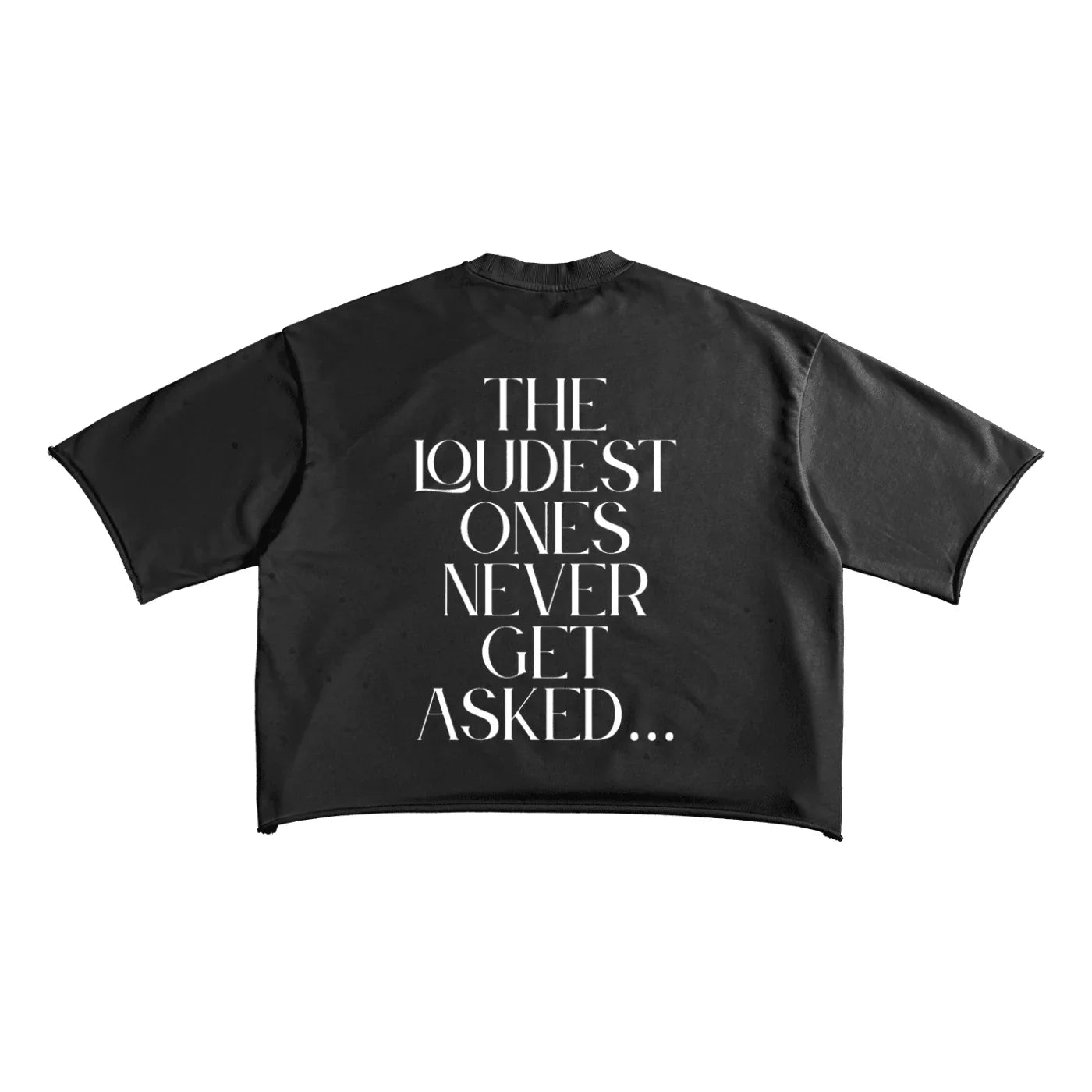 BEESMOOVE OKAY THEN Terry Raw Edge T-shirt - Beesmoove