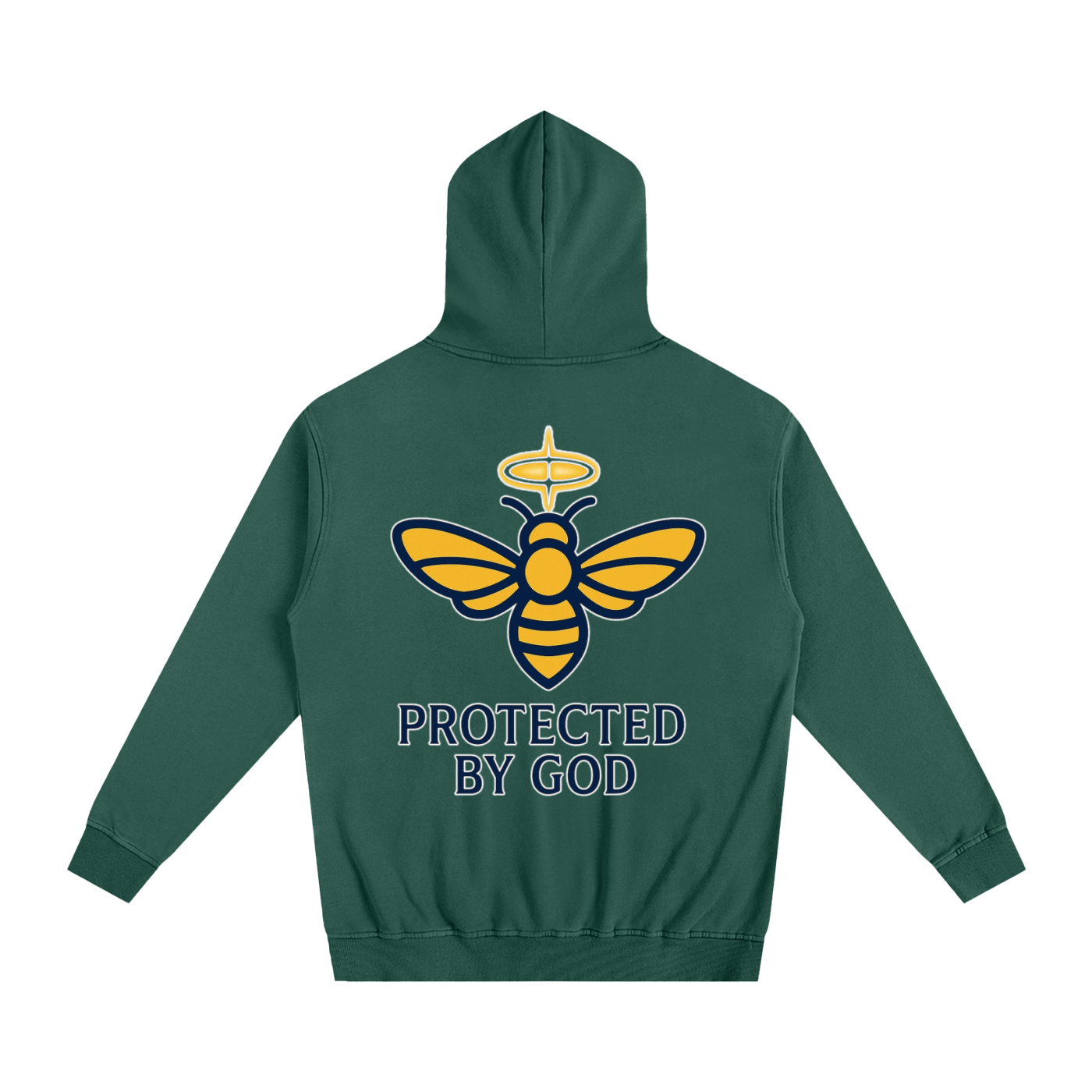 BEESMOOVE God’s Seal Protected By God Oversized Hoodie