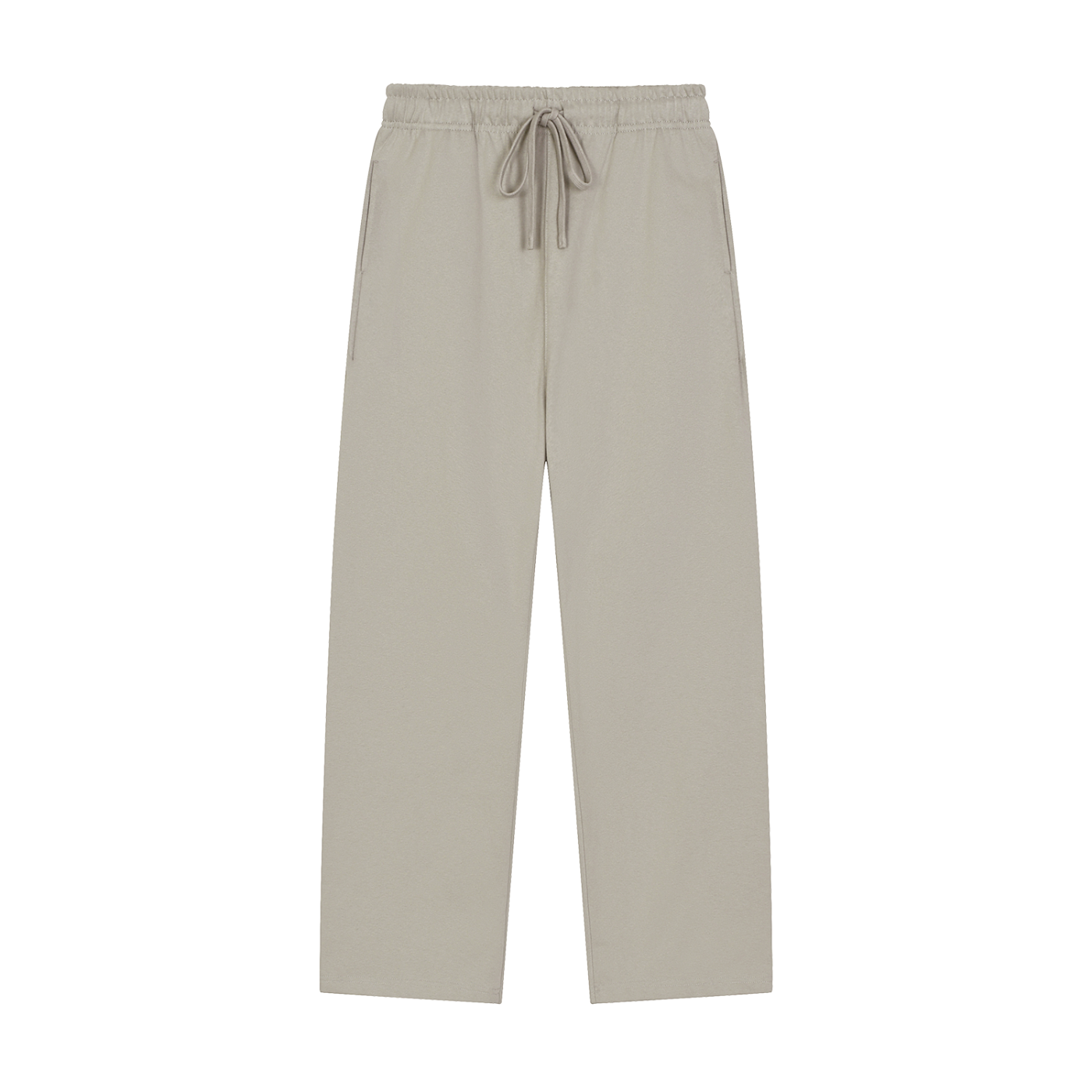 BEESMOOVE Solid Color Straight-Leg Sweatpants - Beesmoove