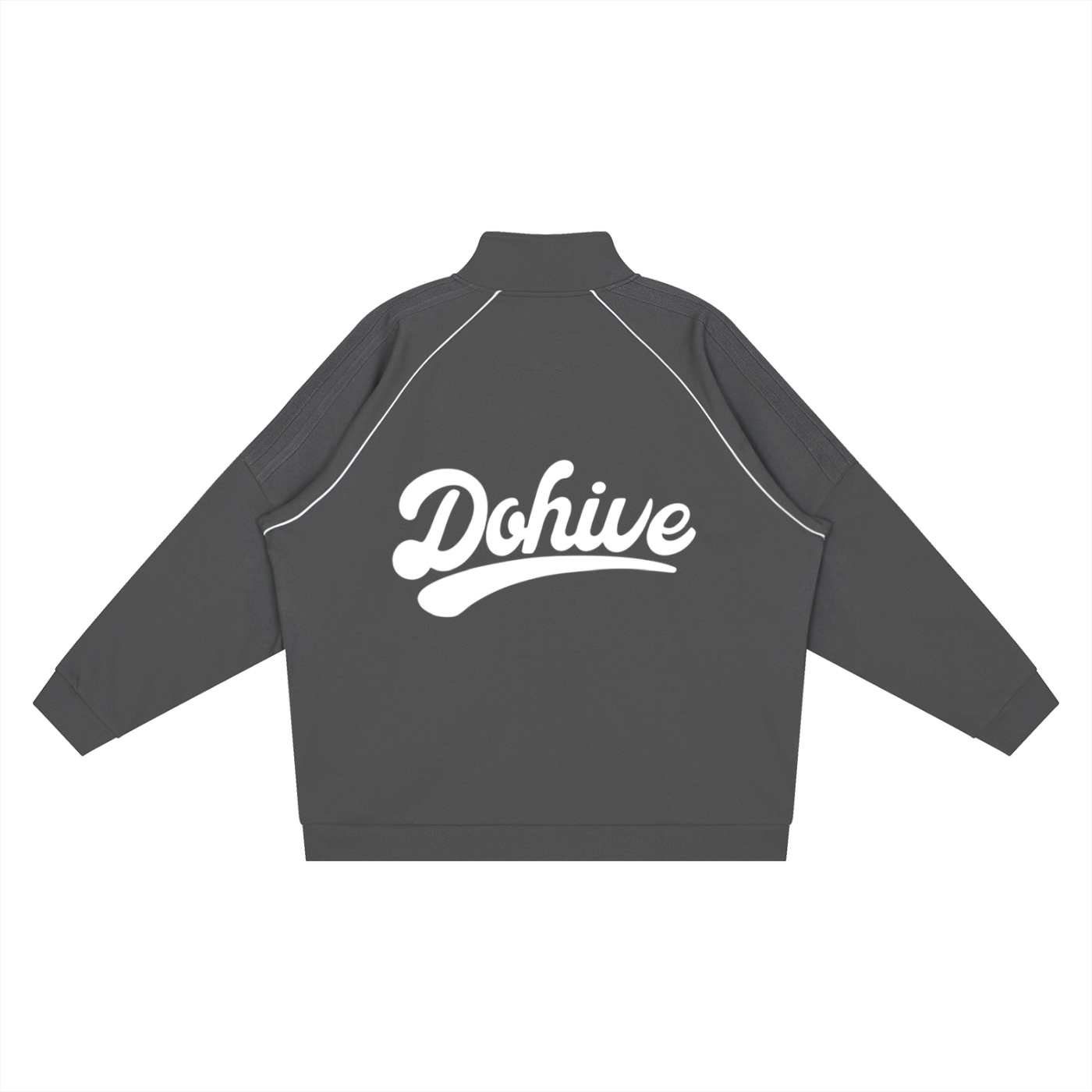 BEESMOOVE DOHIVE Reflection Striped Raglan Sleeve Jacket