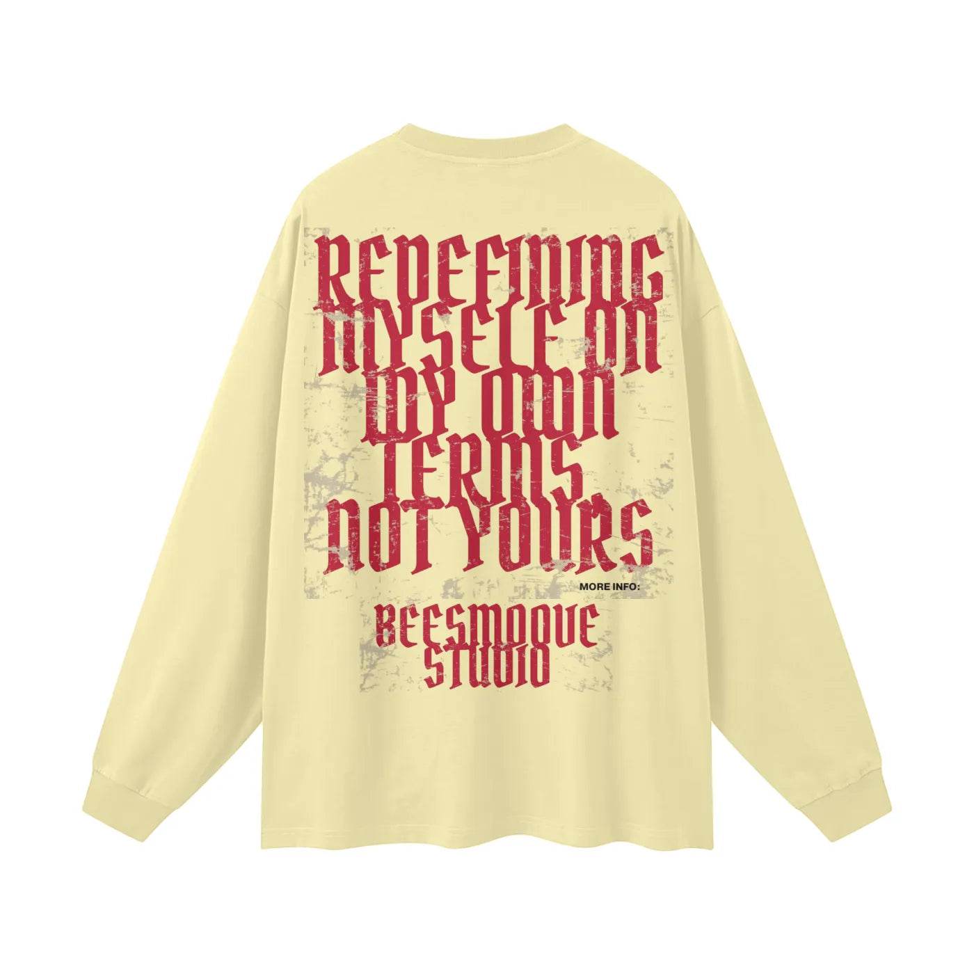 Beesmoove God Shaped Me Long Sleeve Tee - Beesmoove