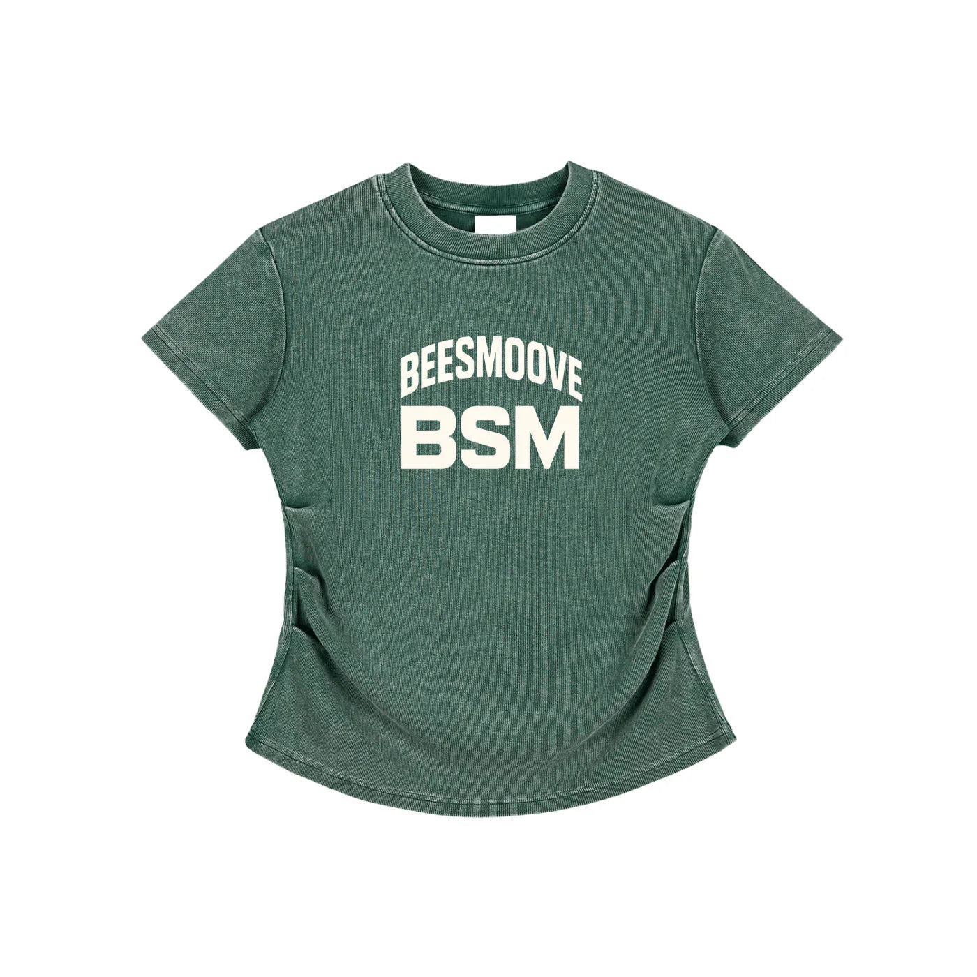 BEESMOOVE Boss Status Mentality Vintaged-Wash Bodycon Cotton Tee - Beesmoove