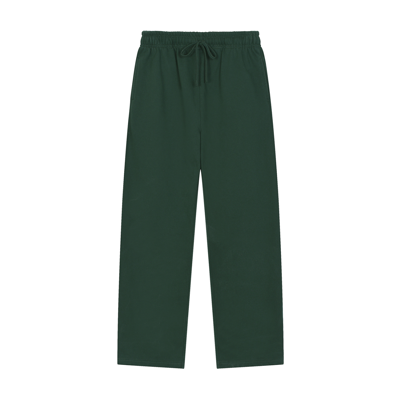 BEESMOOVE Solid Color Straight-Leg Sweatpants - Beesmoove