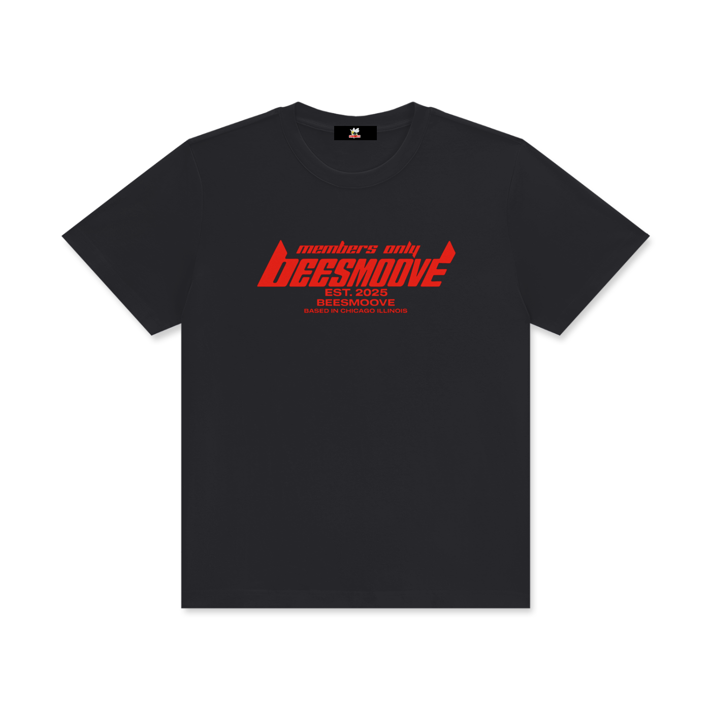 BEESMOOVE members only Classic Crew Neck Cotton T-Shirt