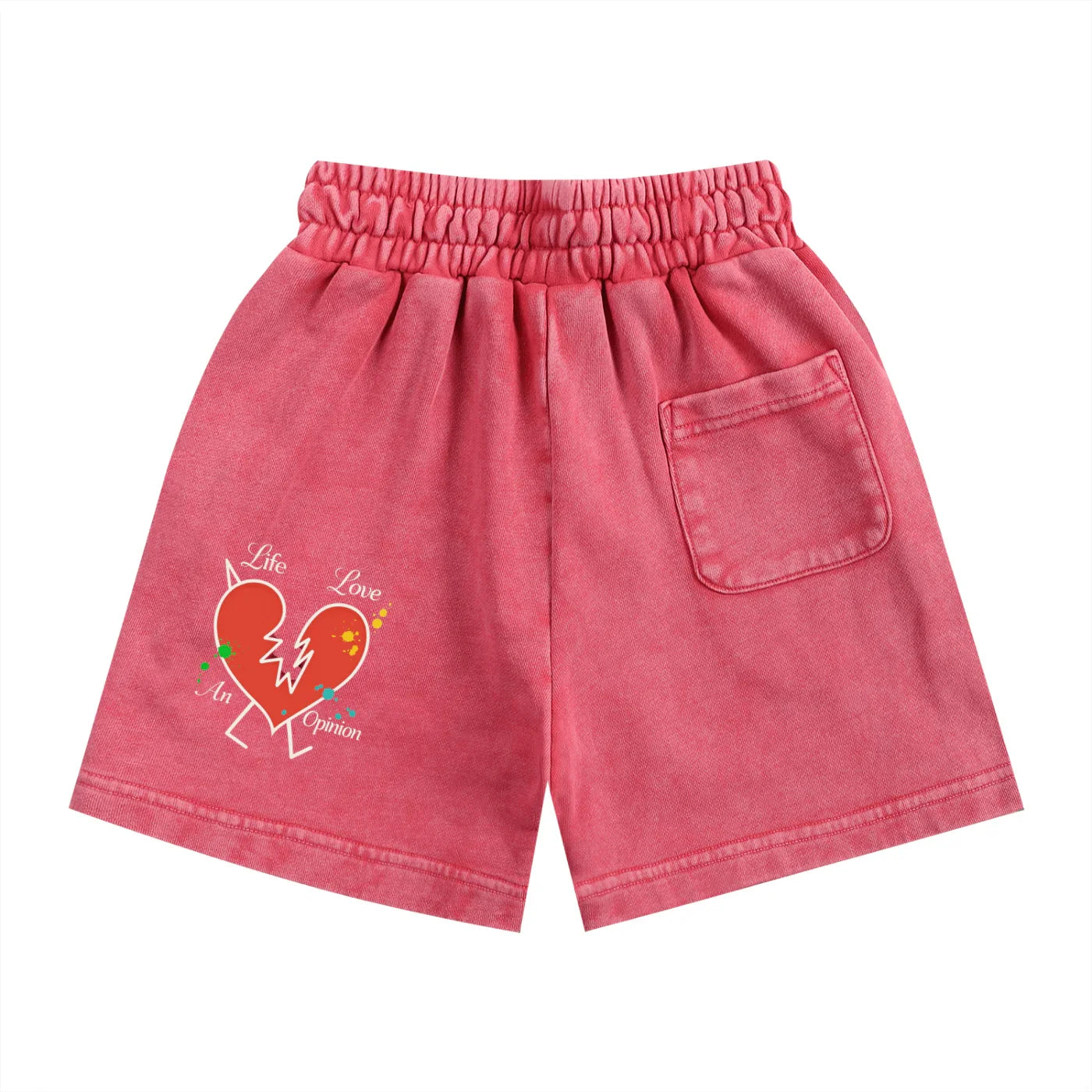 BEESMOOVE Heartbreak Hijack Washed Kids' Shorts - Beesmoove