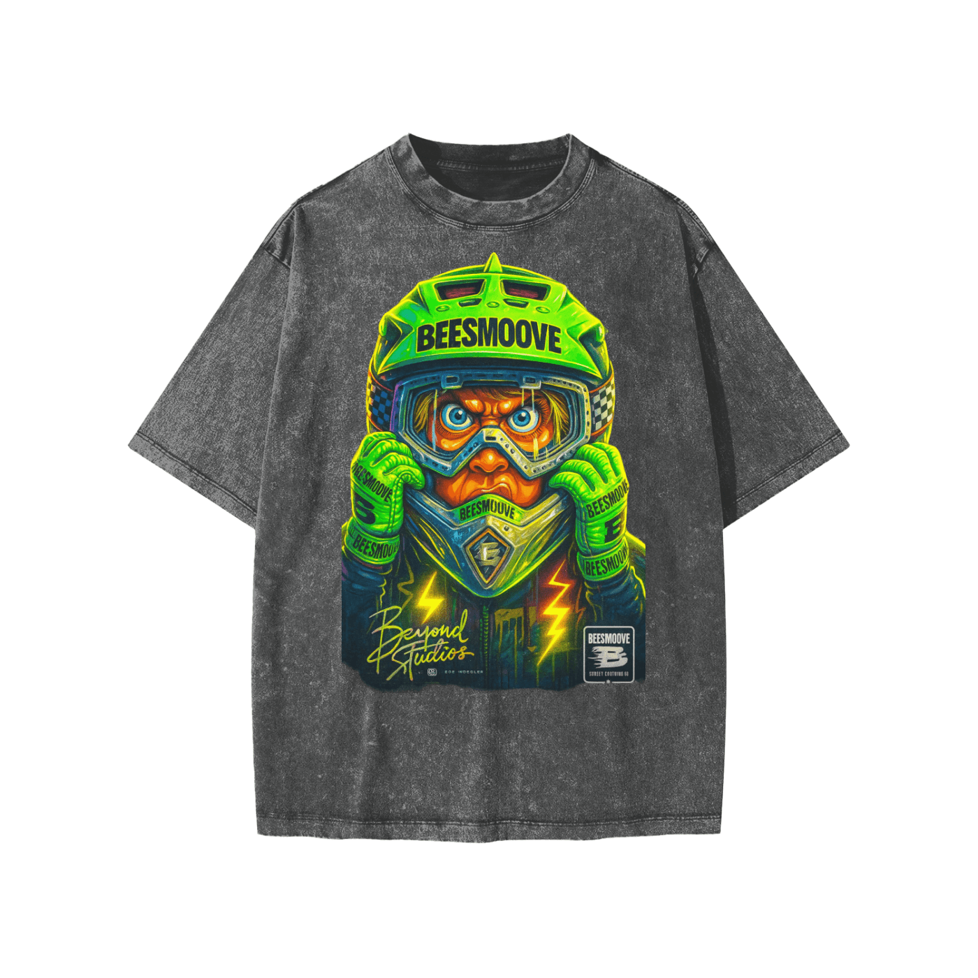 BEESMOOVE Turbo Stinger Washed Kids' T-shirt - Beesmoove