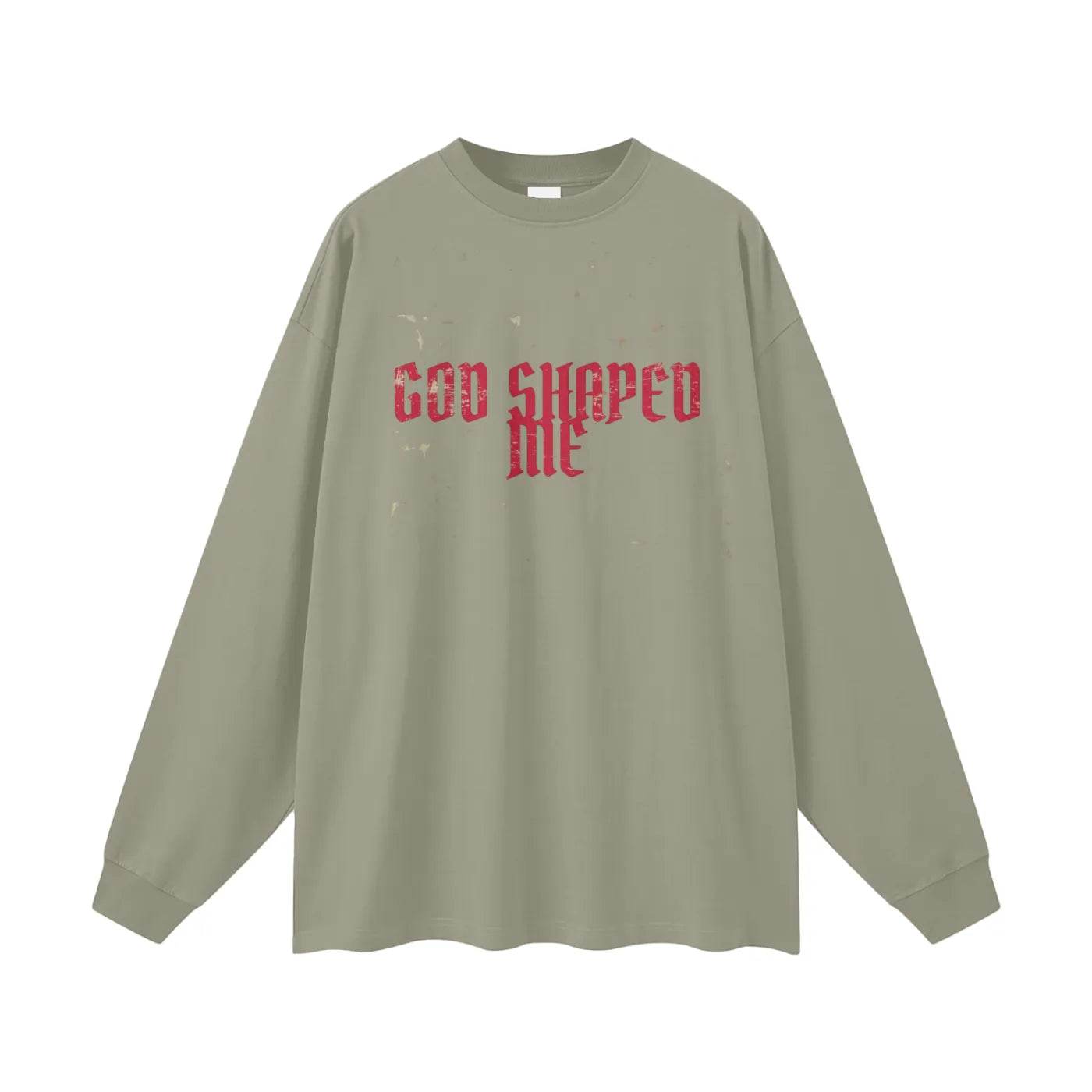 Beesmoove God Shaped Me Long Sleeve Tee - Beesmoove
