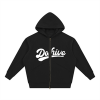 BEESMOOVE DOHIVE Dolman Sleeve Zip-Through Fleece Hoodie - Beesmoove