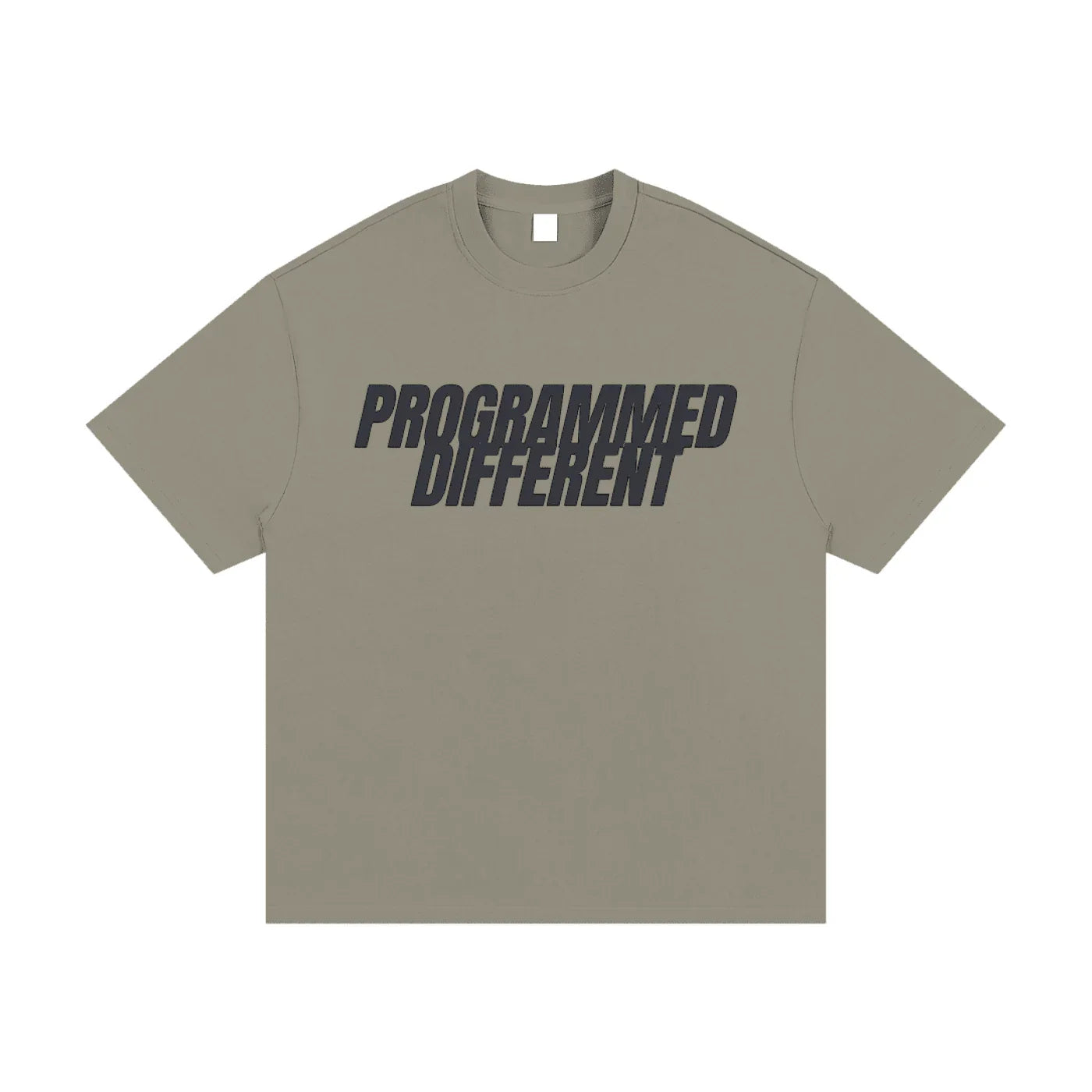 BEESMOOVE PROGRAMMED DIFFERENT Heavyweight Cotton T-Shirt - Beesmoove