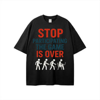 BEESMOOVE Game Over Society
Black T-shirt - Beesmoove