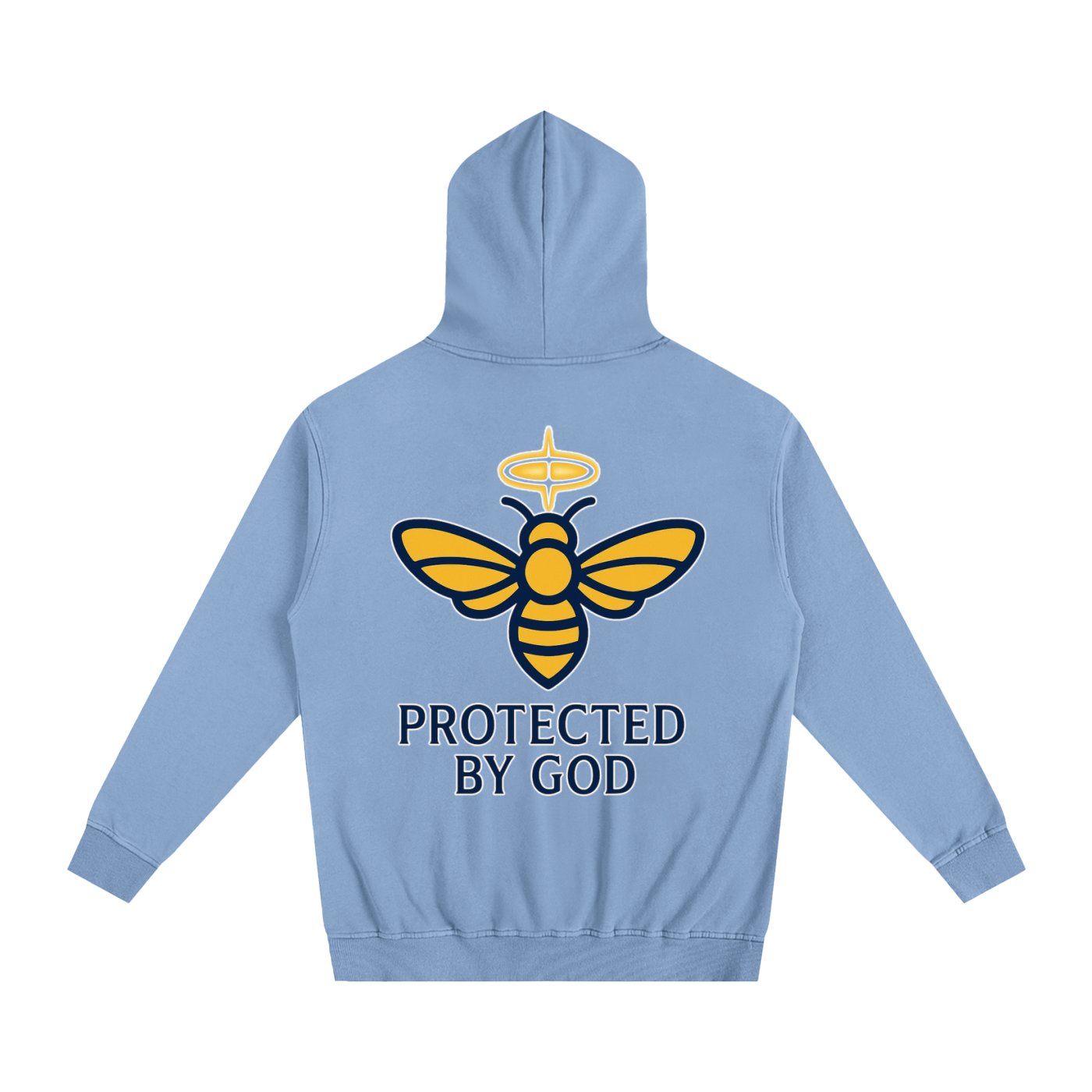 BEESMOOVE God’s Seal Protected By God Oversized Hoodie