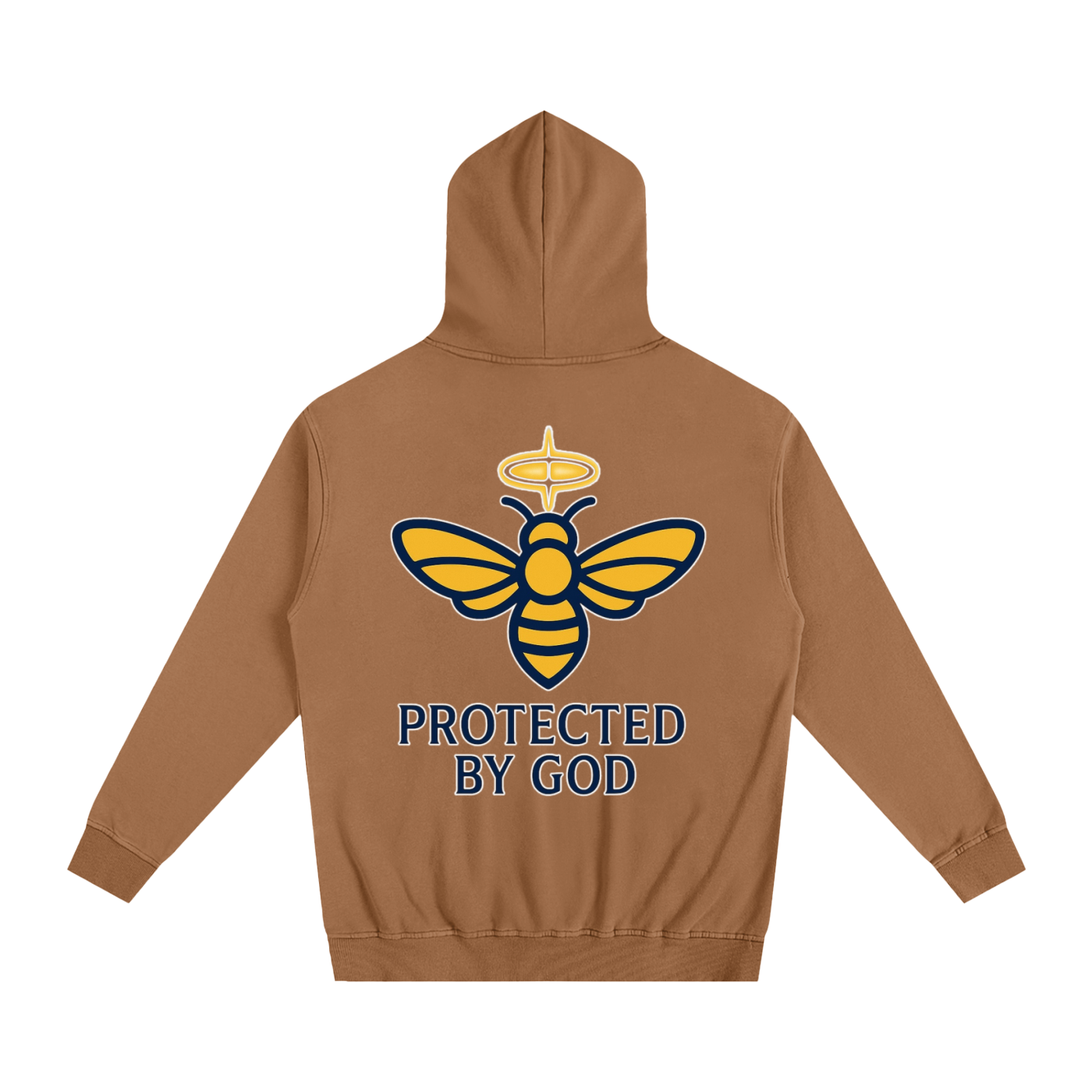 BEESMOOVE God’s Seal Protected By God Oversized Hoodie