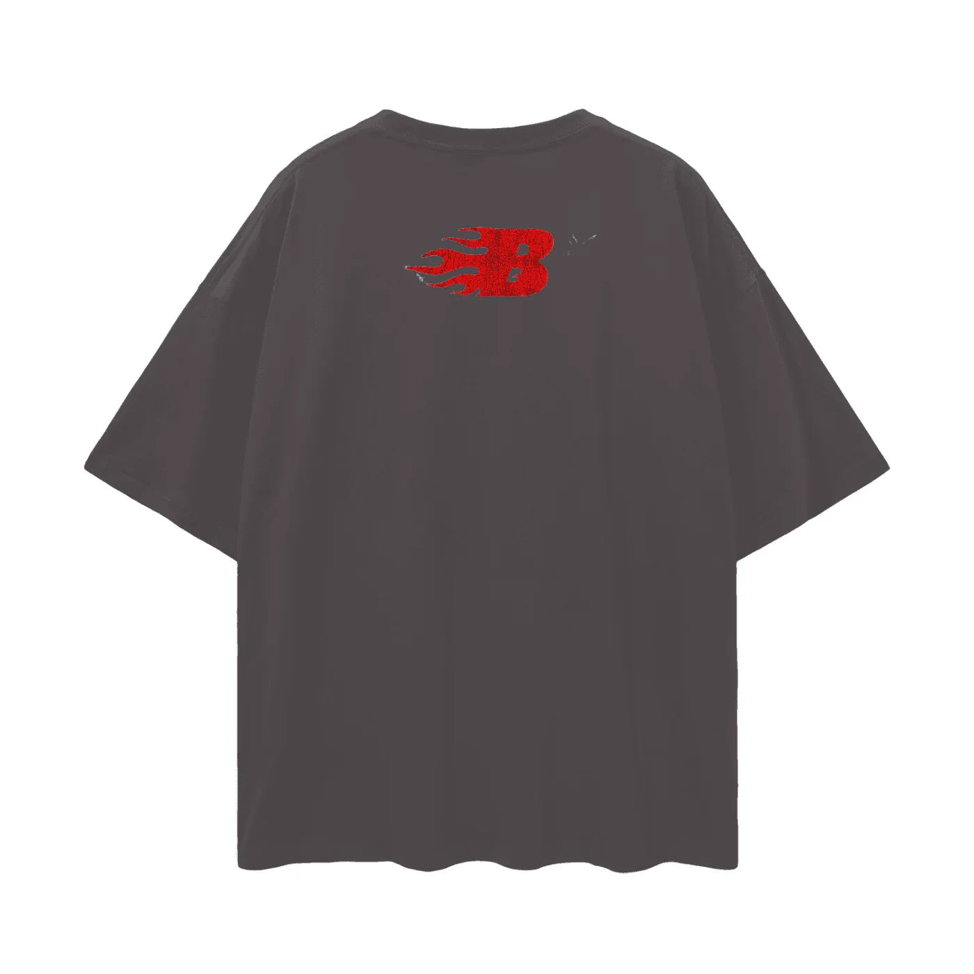 BEESMOOVE SUSPICIOUS SMILE Oversize Deep Drop Shoulder Tee - Beesmoove