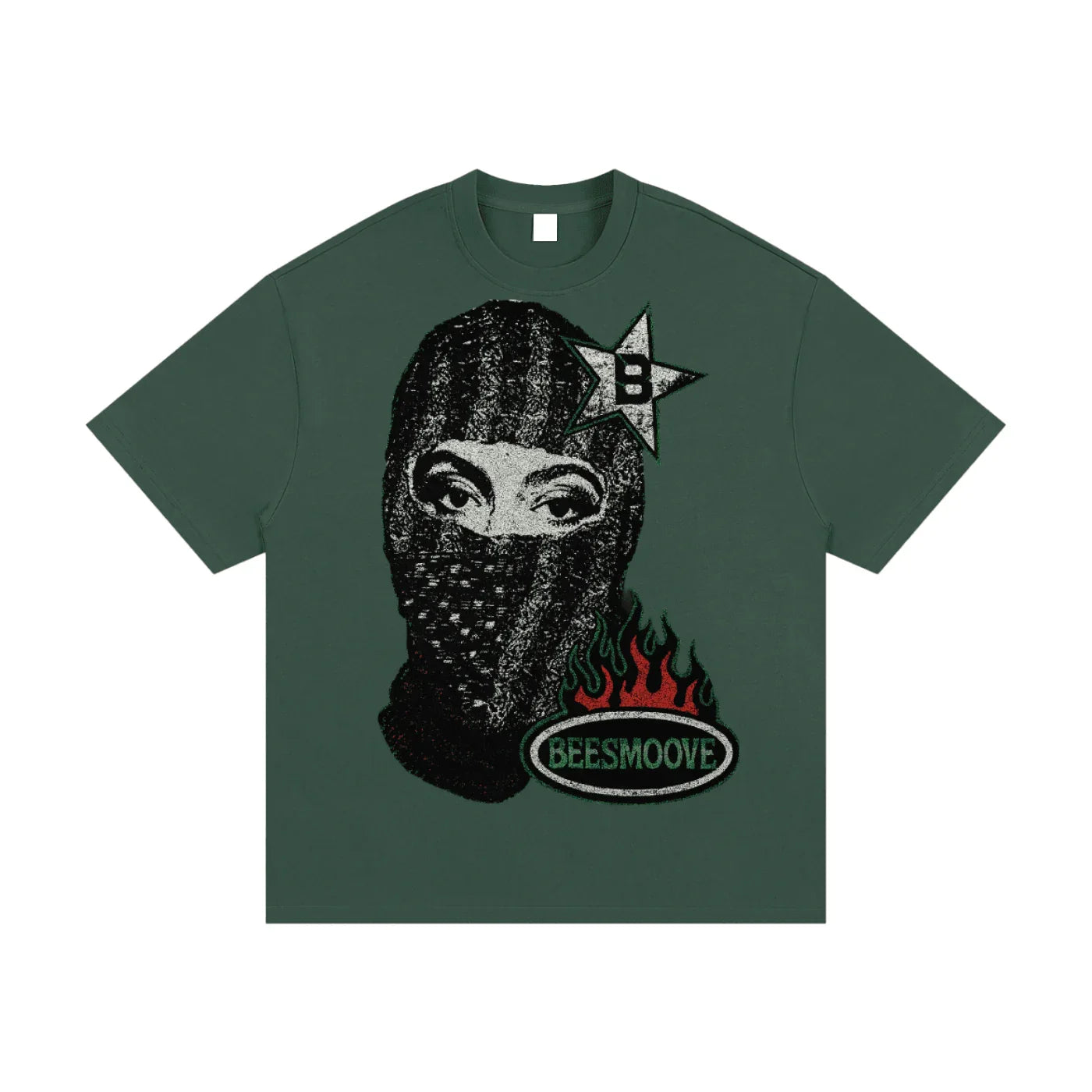 BEESMOOVE Street Star Surveillance Heavyweight Cotton T-Shirt - Beesmoove
