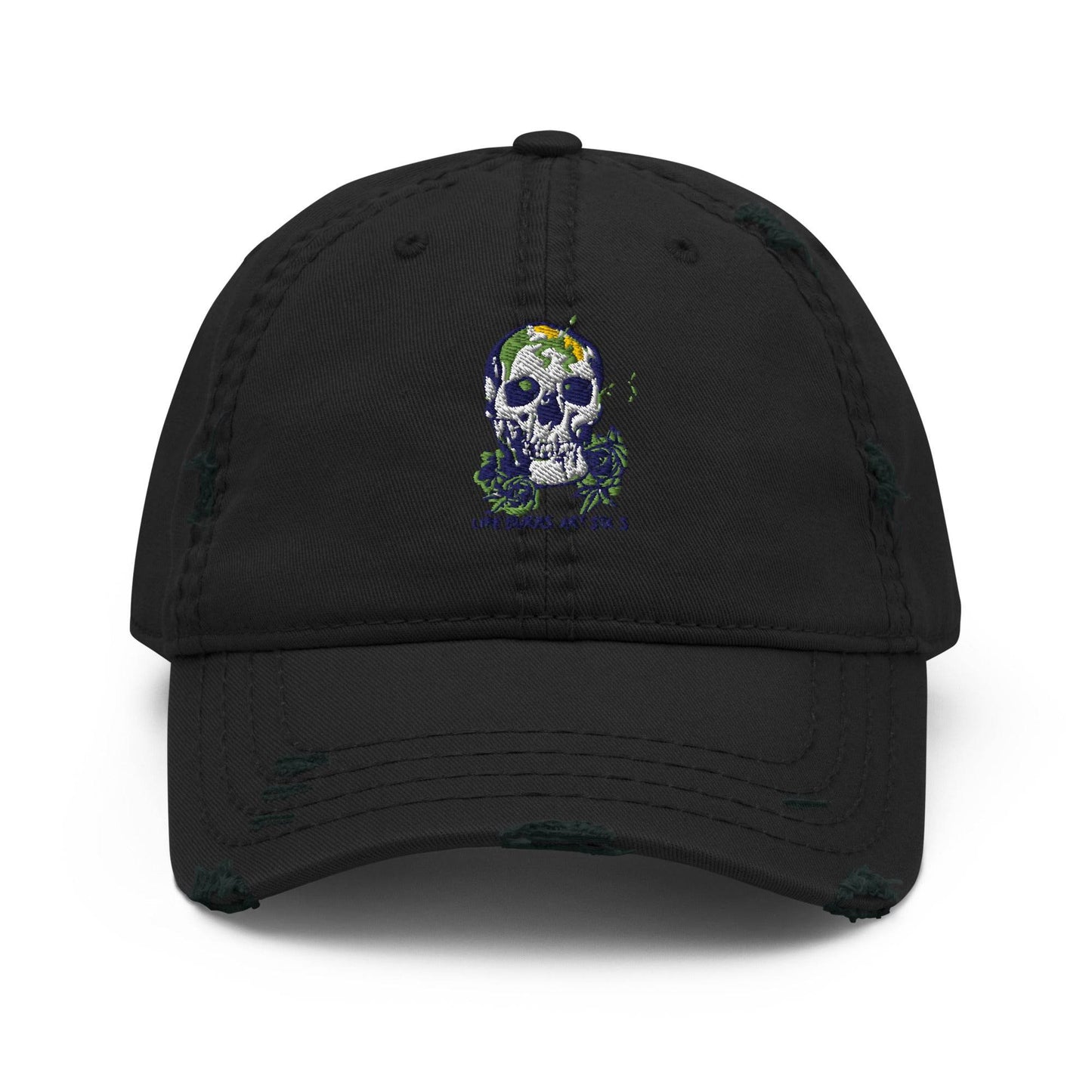 BEESMOOVE Flame Runner Distressed Dad Hat - Beesmoove