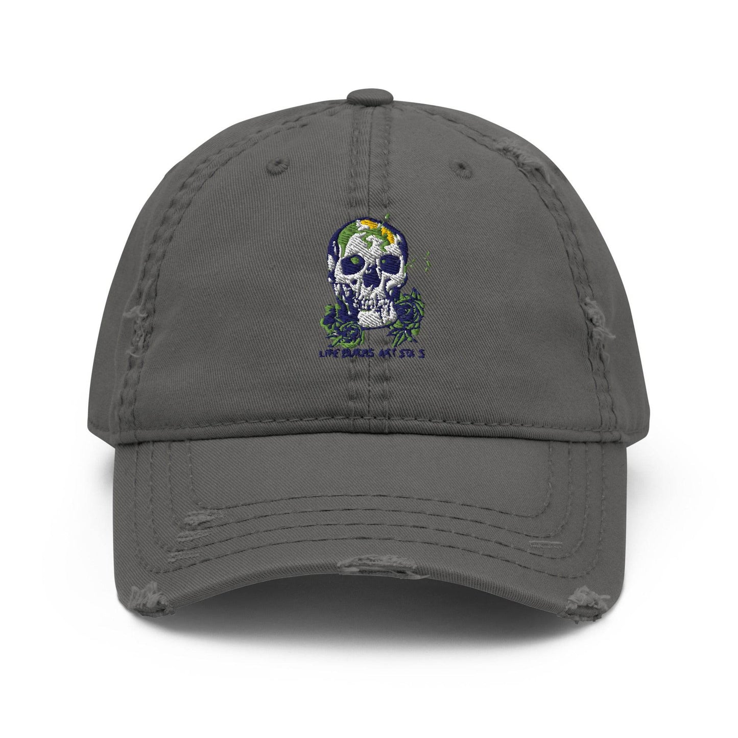 BEESMOOVE Flame Runner Distressed Dad Hat - Beesmoove