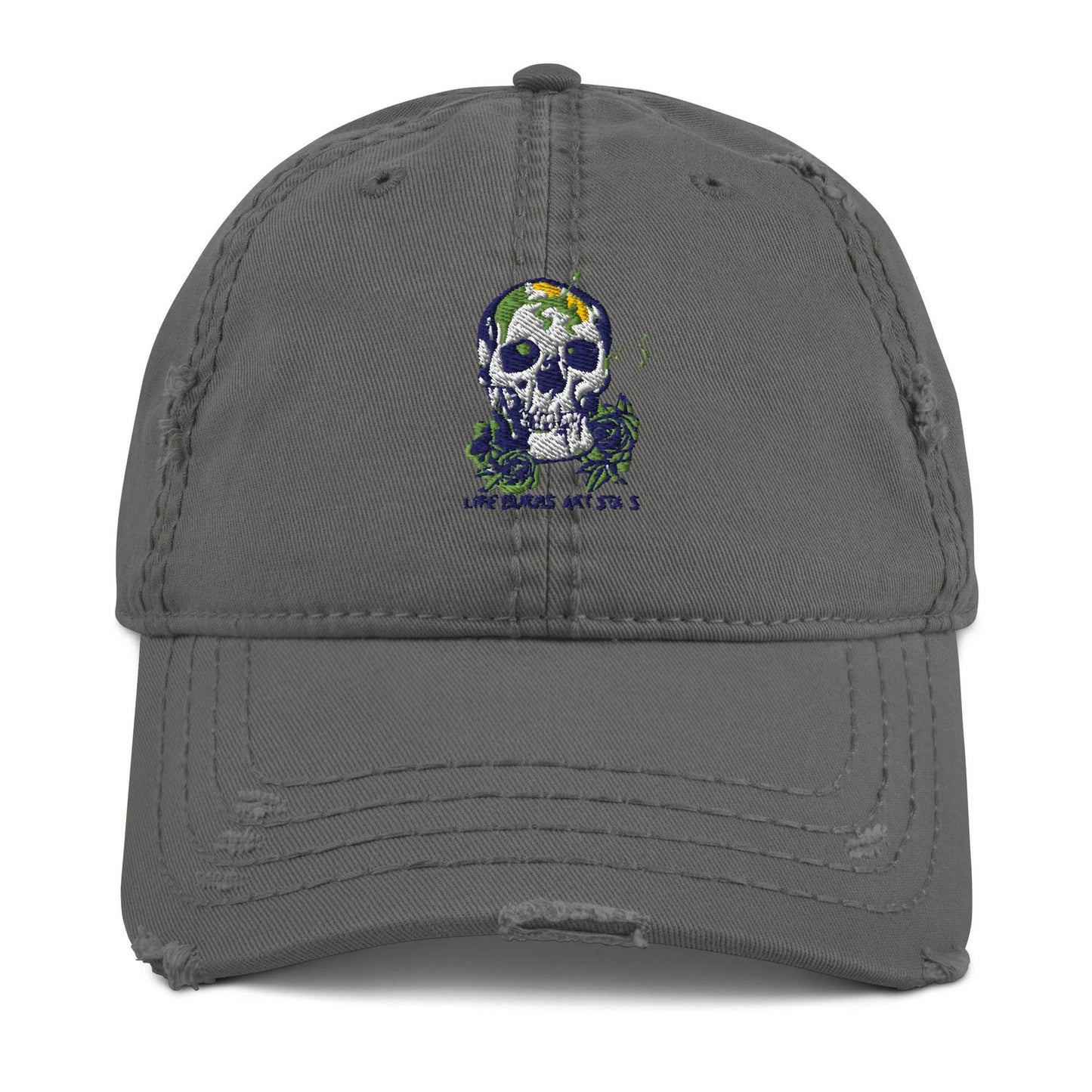 BEESMOOVE Flame Runner Distressed Dad Hat - Beesmoove
