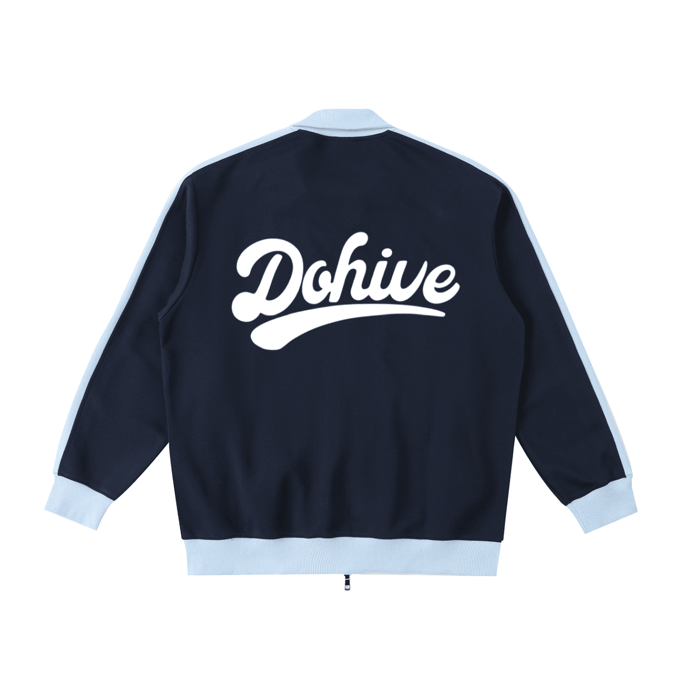 BEESMOOVE DOHIVE Contrast Trim Stand Collar Jacket - Beesmoove