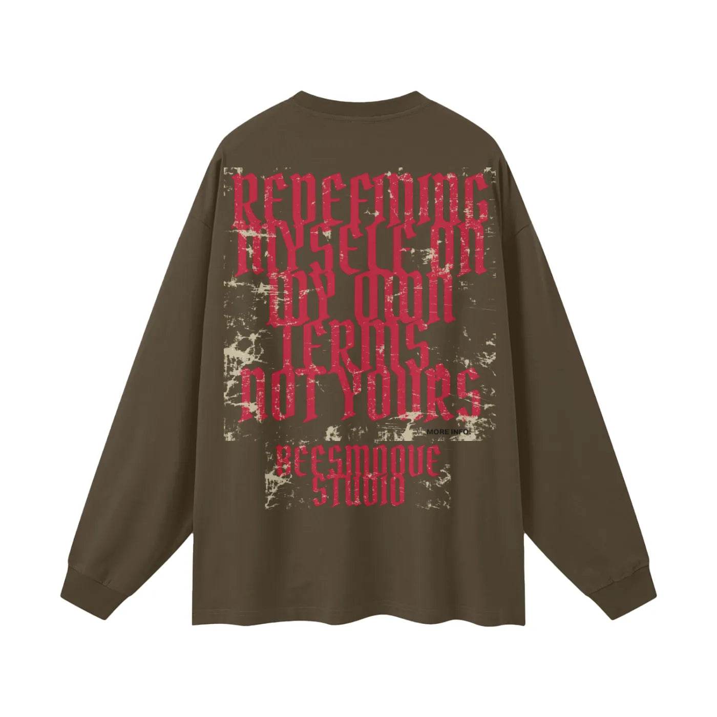 Beesmoove God Shaped Me Long Sleeve Tee - Beesmoove