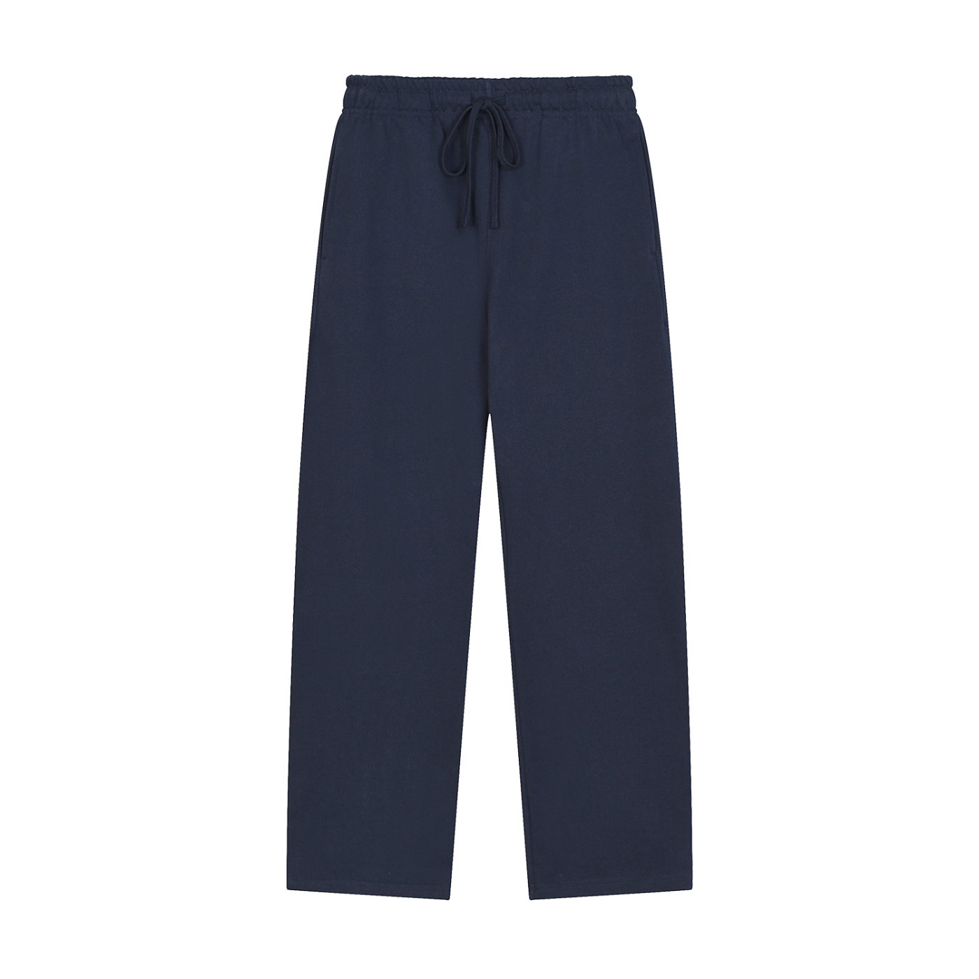 BEESMOOVE Solid Color Straight-Leg Sweatpants - Beesmoove