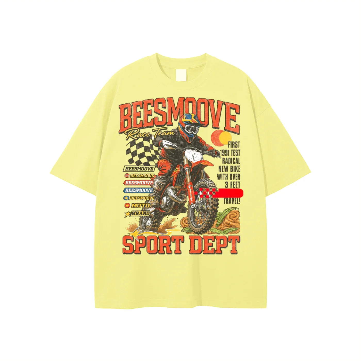 BEESMOOVE: Throttle Legends ’91 T-shirt - Beesmoove