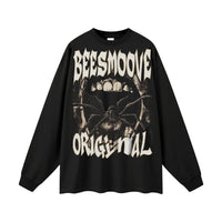BEESMOOVE Knowledge Ignites Cotton Long Sleeve Tee - Beesmoove