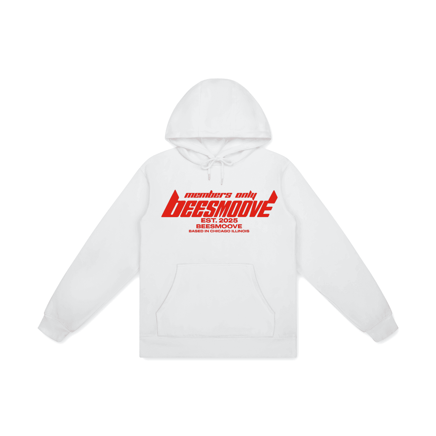 BEESMOOVE Members only Basic 100% Cotton Hoodie - Beesmoove