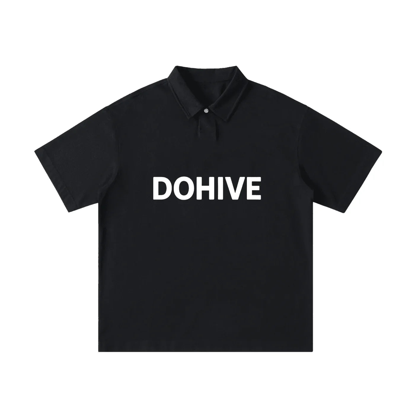 BEESMOOVE DOHIVE Loose Cotton Short-Sleeve Polo Shirt - Beesmoove