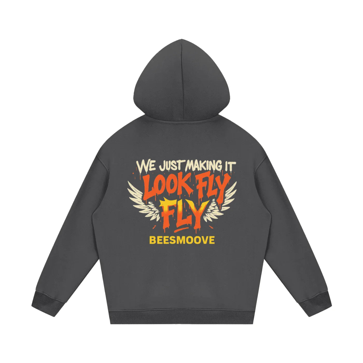 BEESMOOVE God wrote the vision Fleece Hoodie - Beesmoove