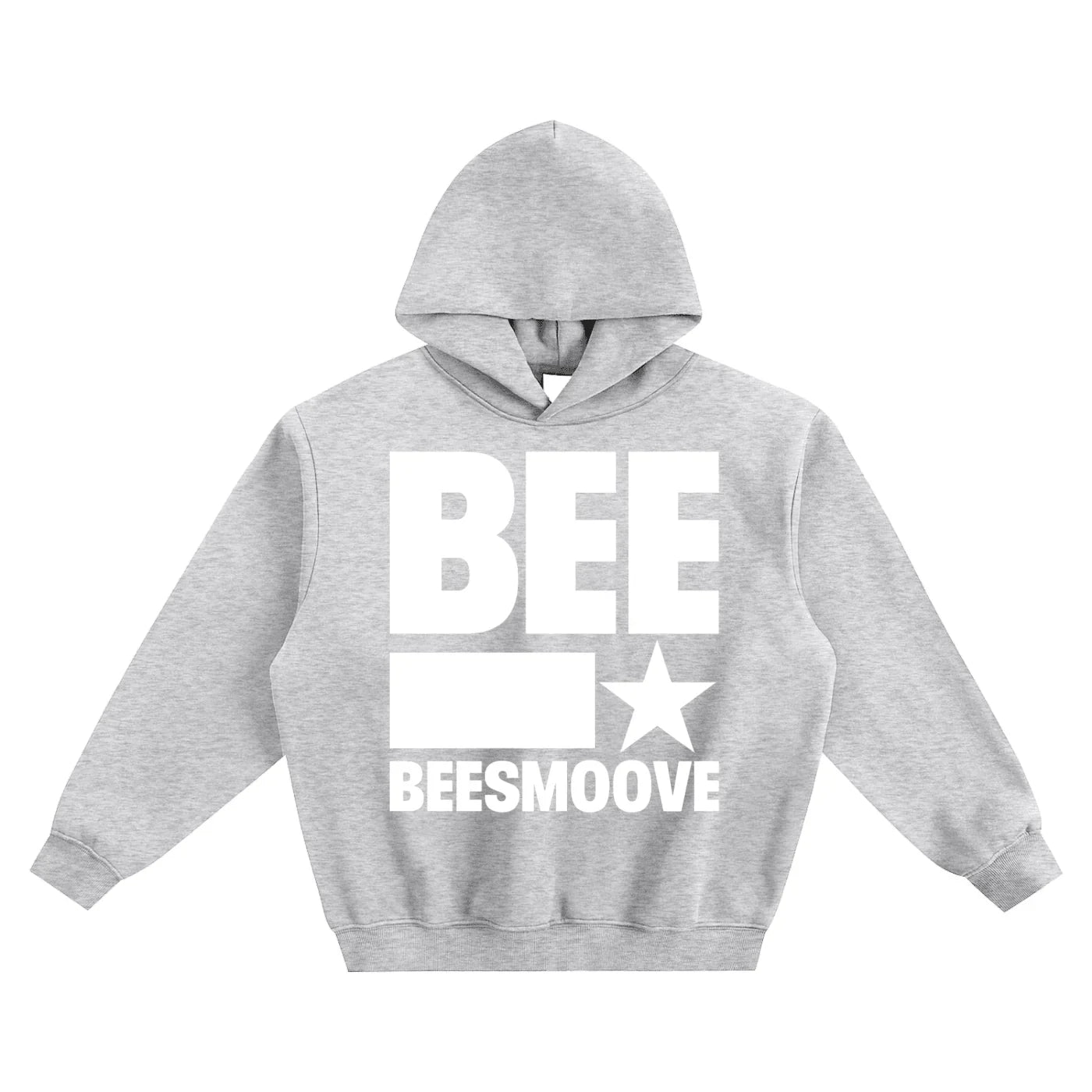 BEESMOOVE BEE STAR POWER
White Boxy Hoodie - Beesmoove