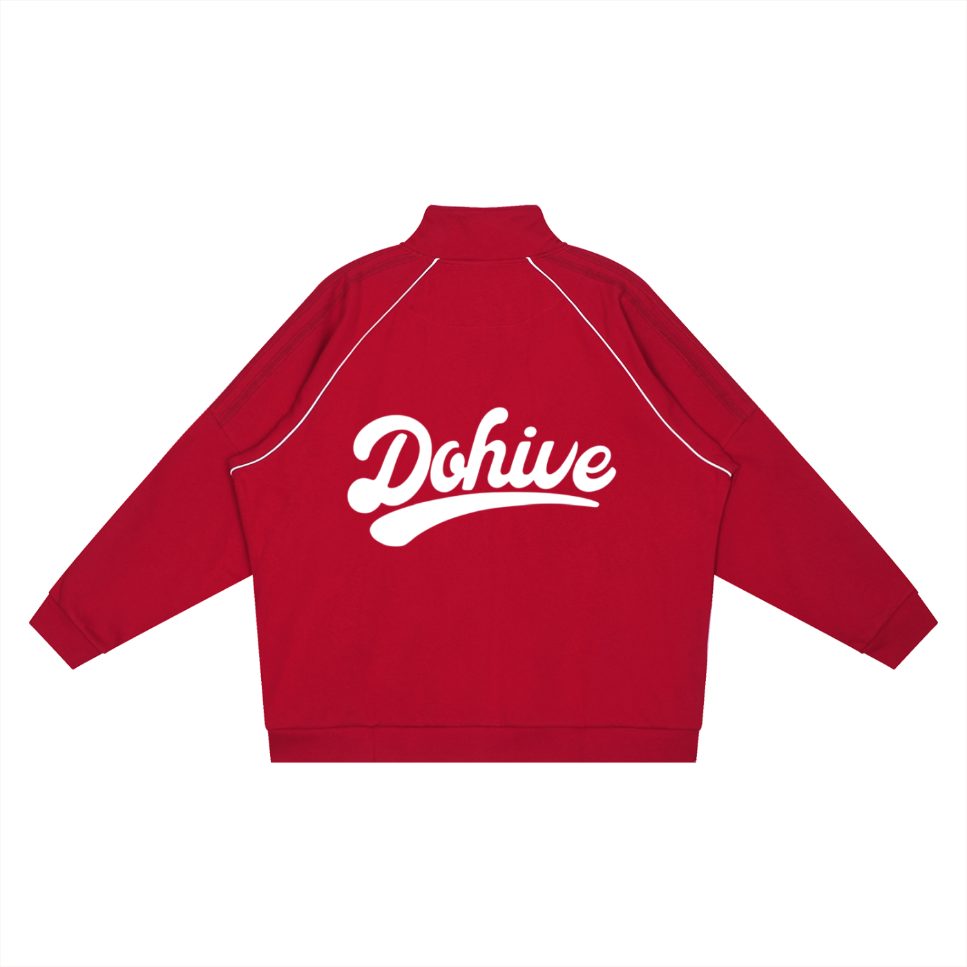 BEESMOOVE DOHIVE Reflection Striped Raglan Sleeve Jacket