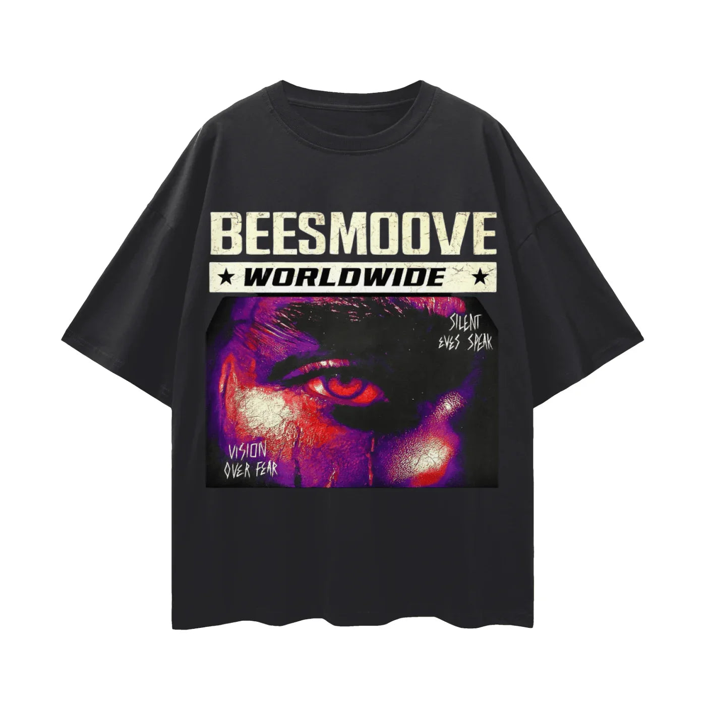 BEESMOOVE BuzzForce 24 Oversize Deep Drop Shoulder Tee - Beesmoove