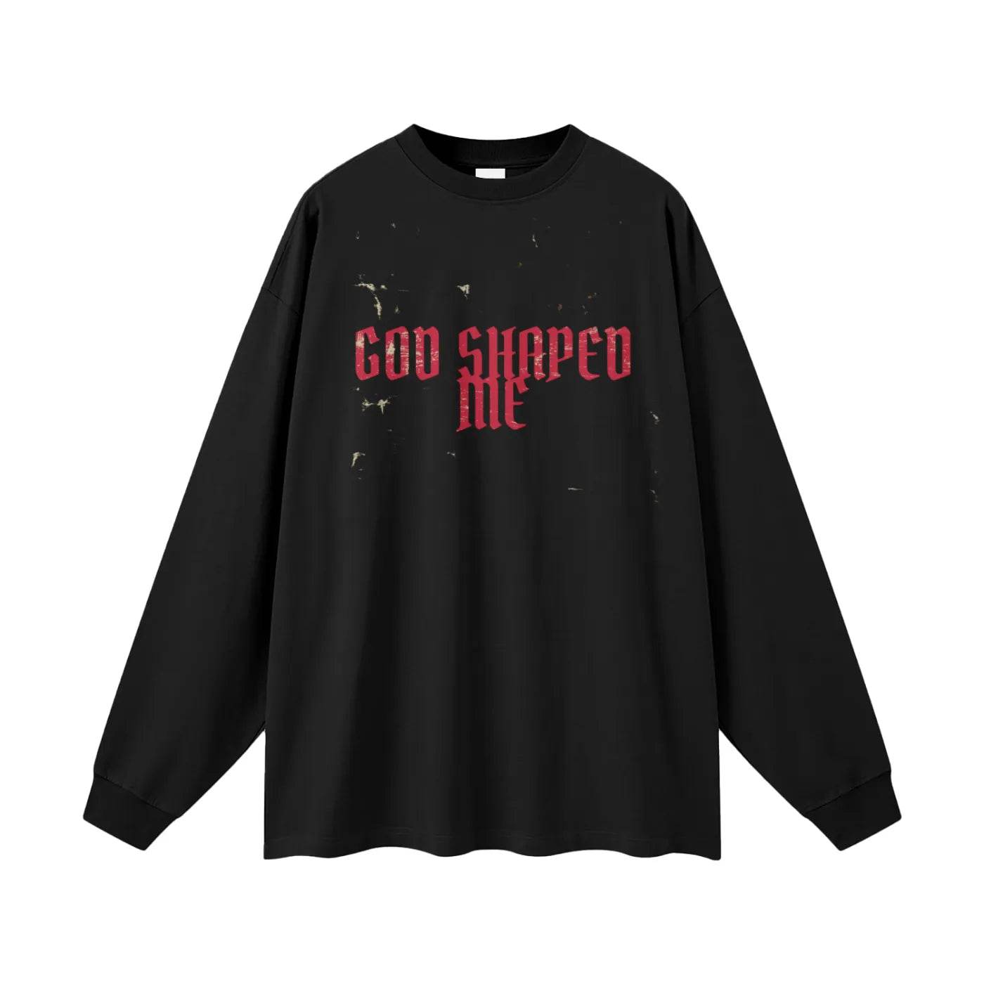 Beesmoove God Shaped Me Long Sleeve Tee - Beesmoove